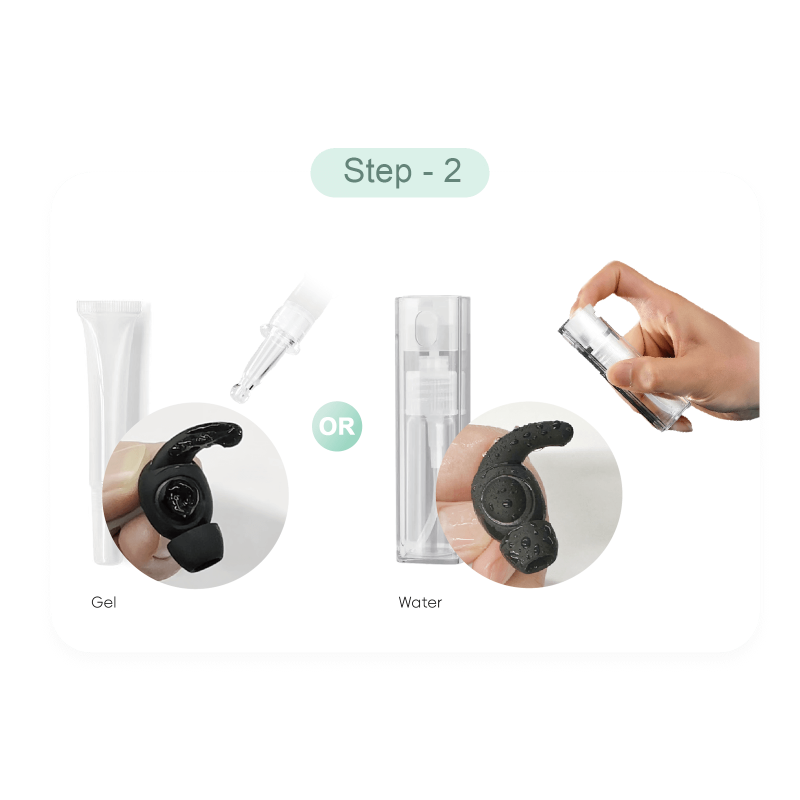 Preparar los electrodos