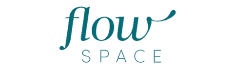 Flow Space partner logo representing wellness and mindfulness collaboration with ZenoWell