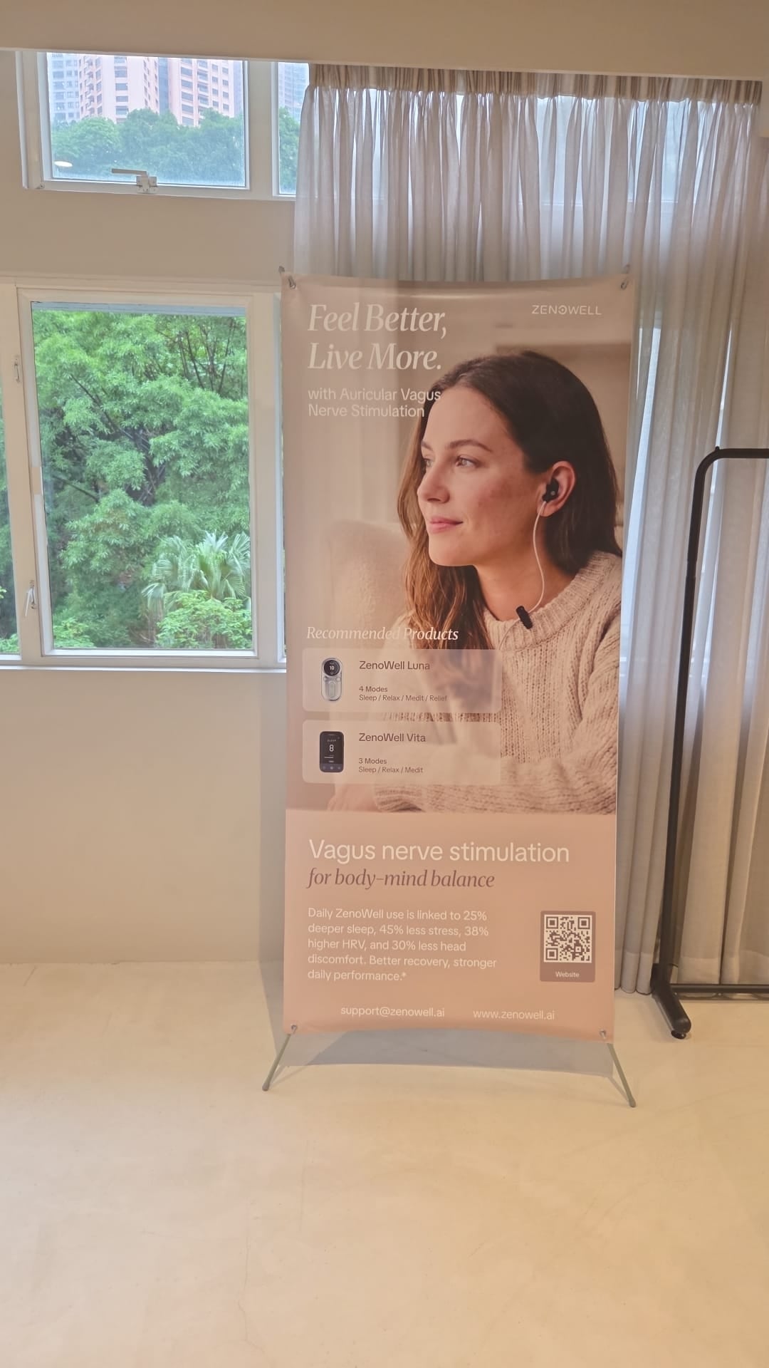 ACME wellness space featuring ZenoWell products