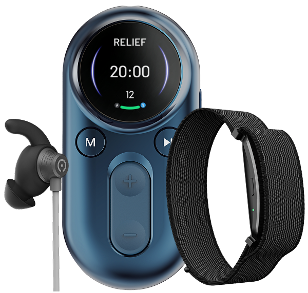 Set ZenoWell Luna Plus azul con Zenoband Mobi
