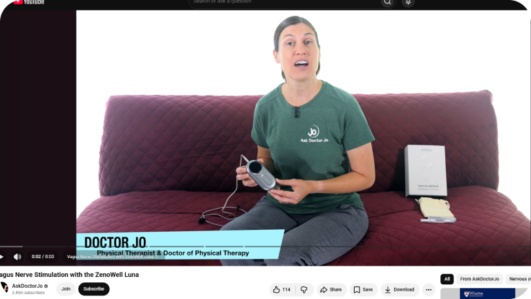 Doctor Jo reviewing ZenoWell
