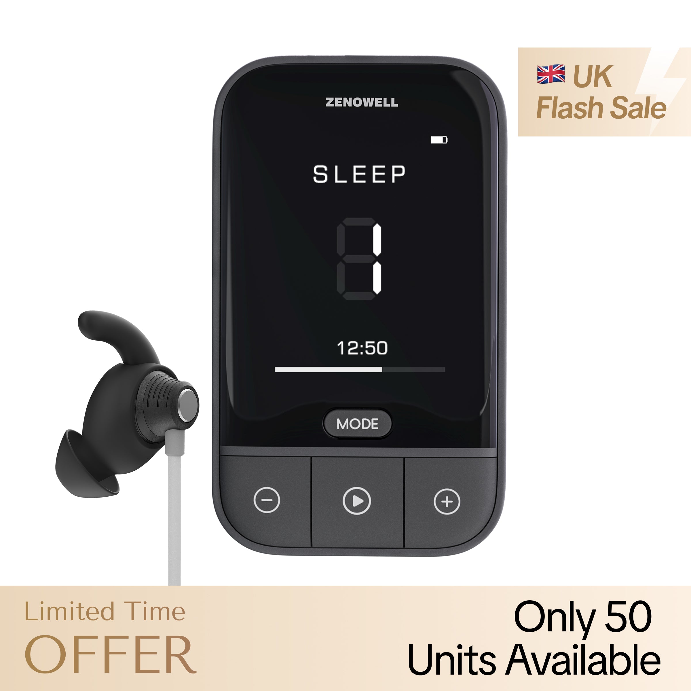 ZenoWell Vita–Vagus Nerve Stimulation for Better Sleep & Relaxation